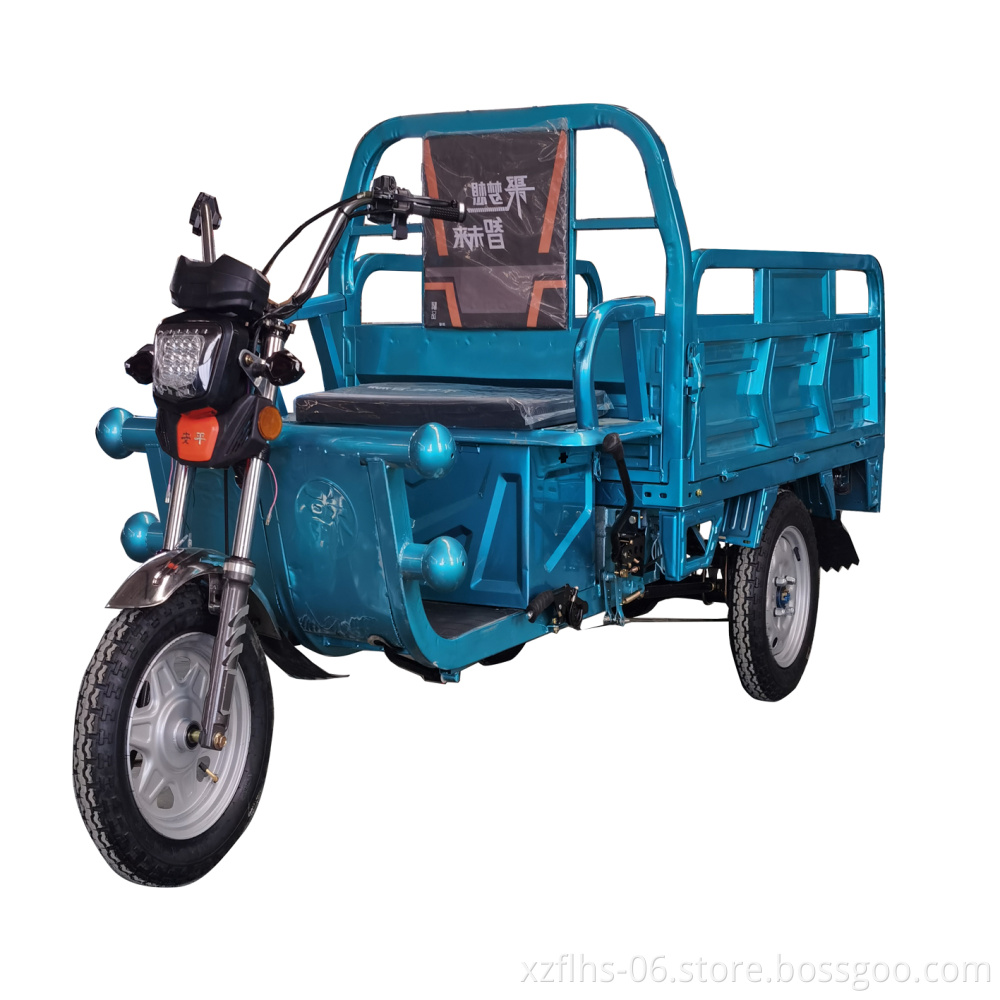 1.5M 1000W 800W Motor three wheel electric tricycle Cargo Farm Use Heavy Loading